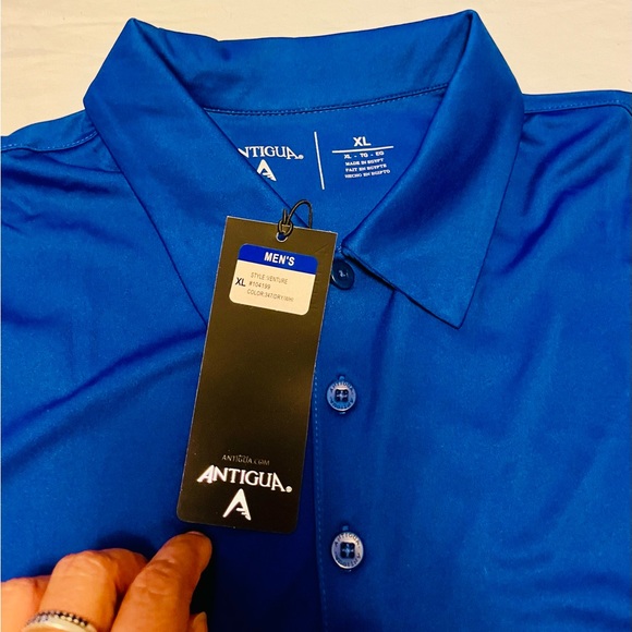 Antigua Other - ⛳️🏌️♂️4/$20 Antigua Men's Vibrant Blue Golf Polo
